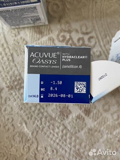 Линзы acuvue oasys двухнедельные