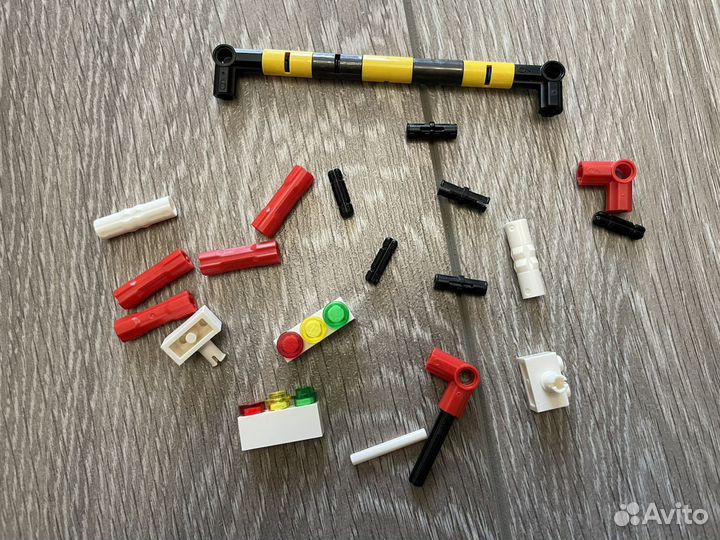 Lego поезд + рельсы + переезды