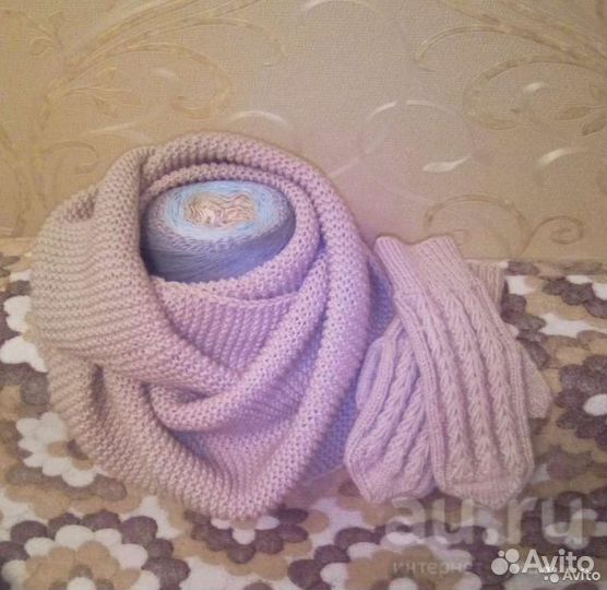 Комплект. Снуд и варежки