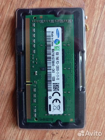 Оперативная память для ноутбука 8gb ddr3 1600