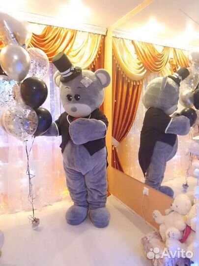 Рост. кук.мишка умка, панда, мишка Тедди и зайка