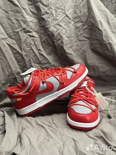 Nike Low Dunk x Off-White Varsity Red