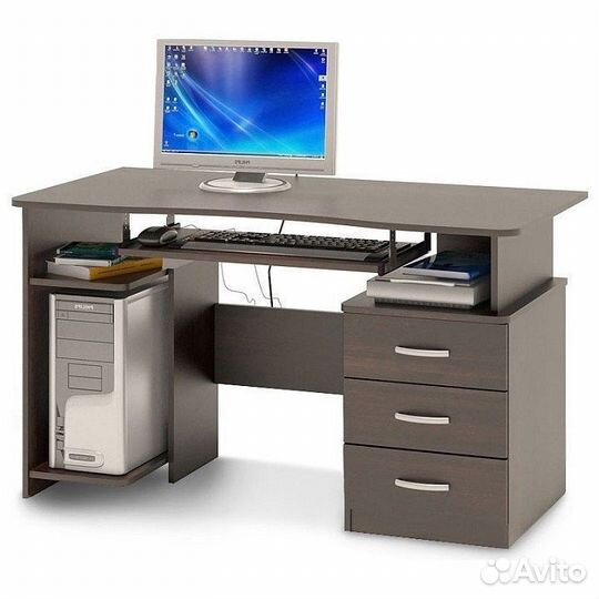 Стол письменный с полками