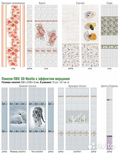 Стеновые панели пвх