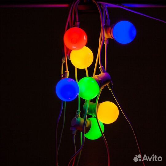 Лампа светодиодная LB-375 E27 3W красный 25924