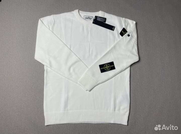 Свитер Stone Island белый