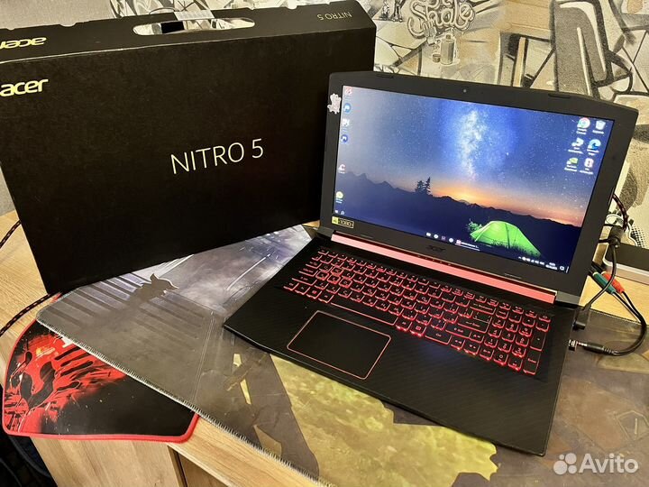 Ноутбук игровой Acer Nitro 5 AN515-52-56Z7