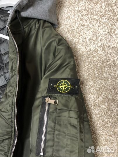 Куртка бомбер stone island