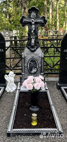 Крест надгробный мрамор Памятник