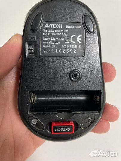 Беспроводная мышь a4tech