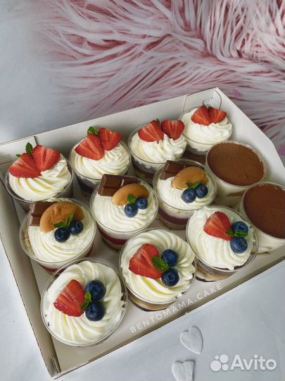 Тортик в стакане/трайфлы