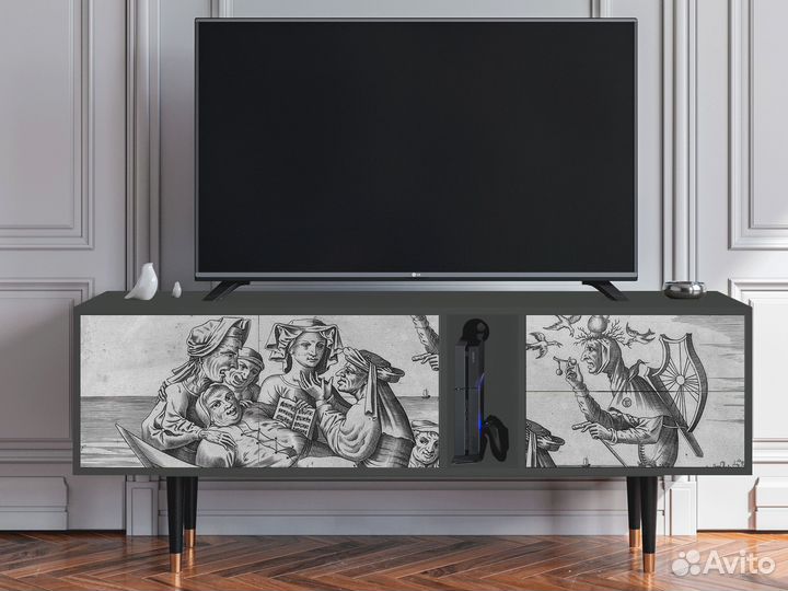 Тв-тумба T1 - Антрацит - Blau Schuyte