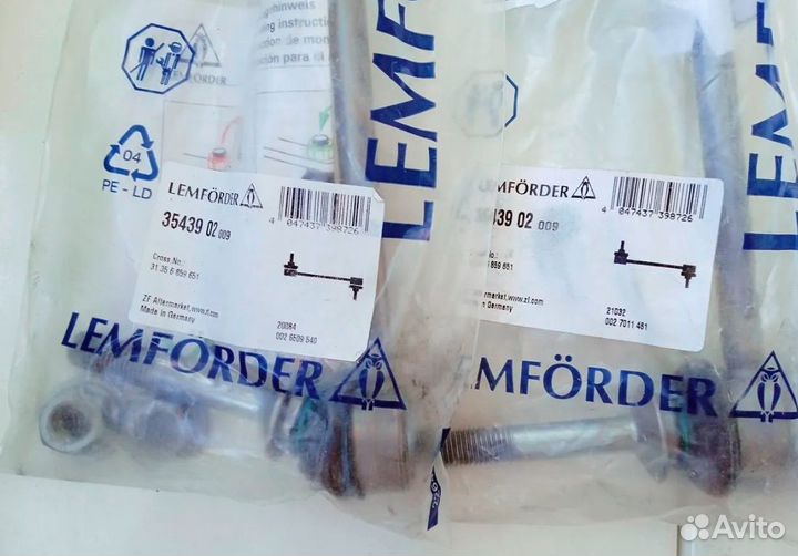 Стойки переднего стаб Х5 Х6 (Е F куз) lemforder