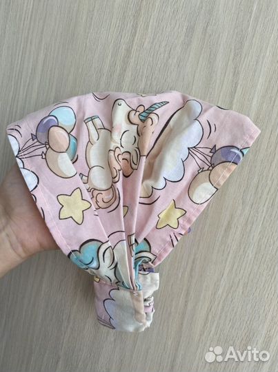 Косынка на резинке с единорогами