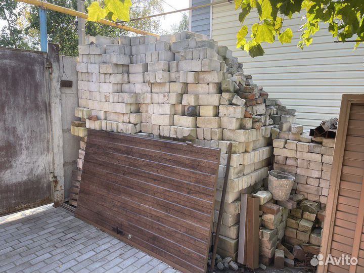 Кирпич белый силикатный бу