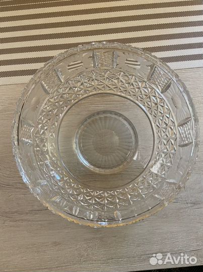 Салатник хрустальный