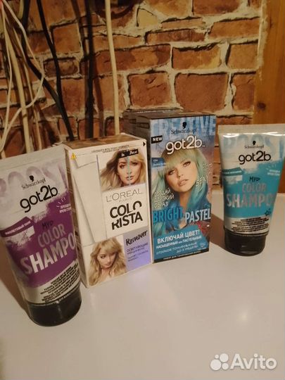 Краска для волос, оттеночный шампунь