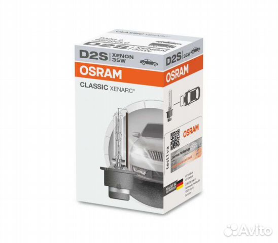 Оригинальные ксеноновые лампы Osram d2s