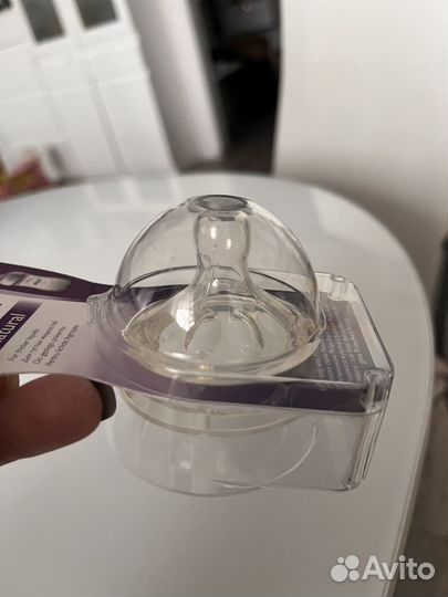 Соска для бутылки avent 6m+, 1 шт