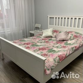 Кровать IKEA Хемнэс 160х200, реечное дно Лурой