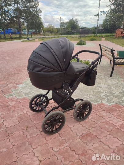 Коляска 2 в 1 эко кожа
