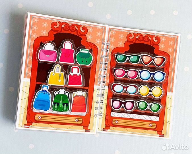 Книжка на липучках одевайка