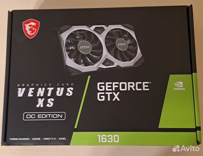 Видеокарта msi 1630 4gb