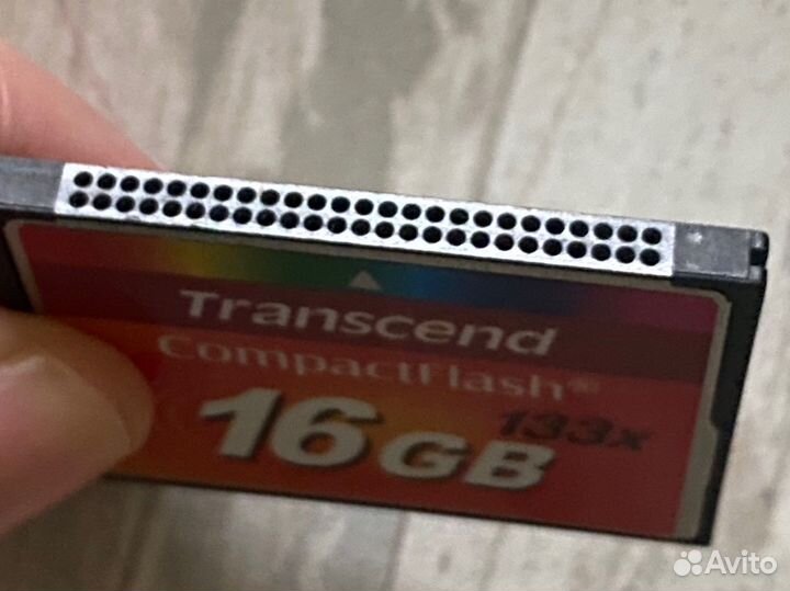 Карта памяти Transcend Compact Flash 16 гб