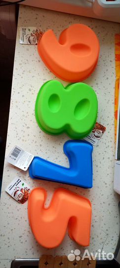 Формы силиконовые цифры