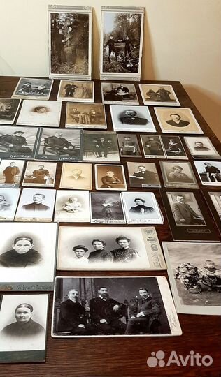 Фотография 19 век антиквариат кабинетная