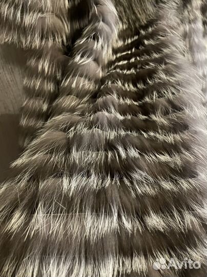 Меховая жилетка,чернобурка