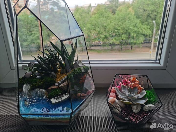 Флорариум - цветы и декор под стеклом