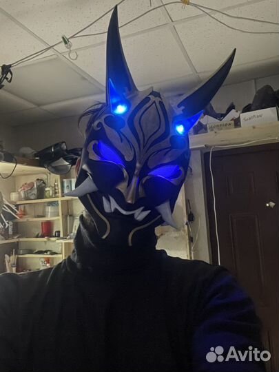 Маска самурая Genshin Impact Xiao