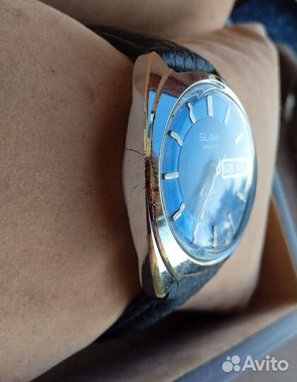 Часы Слава СССР Автоподзавод Календарь