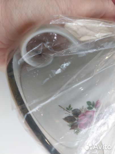 Чашечка + блюдце в подарочной упаковке