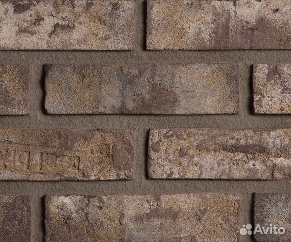 Минеральная плитка ручной формовки Real Brick цвет