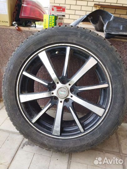 Колеса на Субару 215/55/R17 зима шип