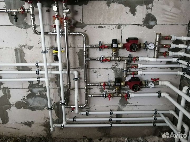 Монтаж отопления, водоснабжения, канализации