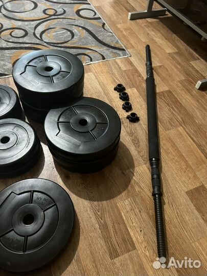 Набор штанга гантели разборный 50кг