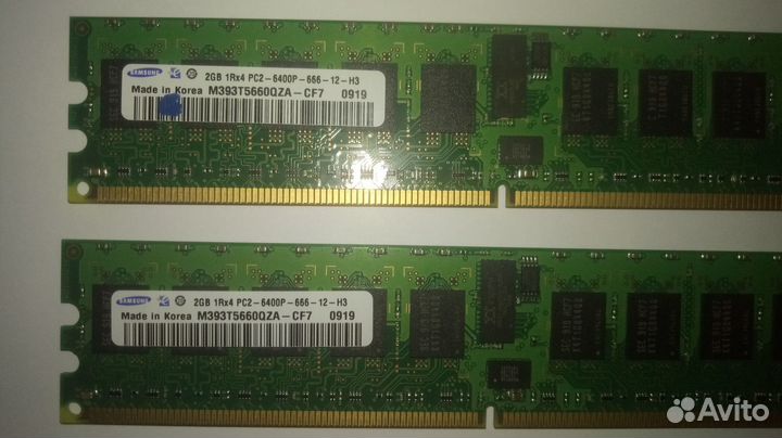 Память для сервера 2Gb DDR2-800, M393T5660QZA-CF7