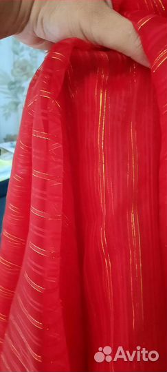 Органза с люрексом 4м*1,4м, цена за всё