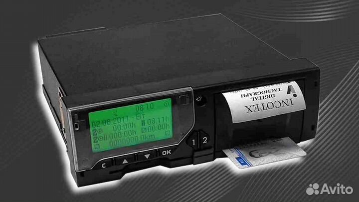 Новый тахограф Меркурий та-001.С установкой