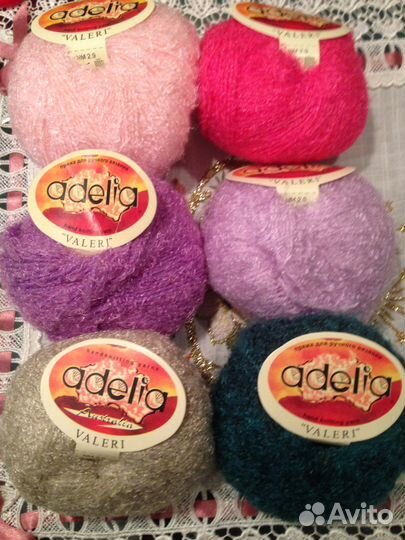 Пряжа adelia (Австралия) для вязания