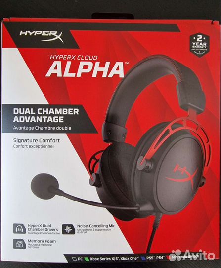 Игровые наушники HyperX Cloud Alpha