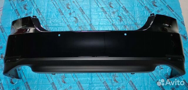 Задний бампер Камри 70 рестайлинг черный Оригинал