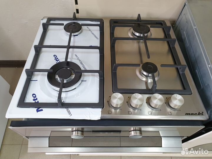 Комплект электро духовка и газ. варочная, нерж