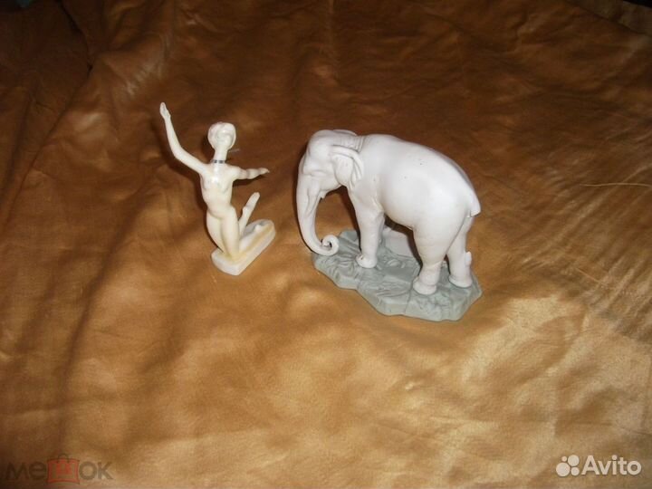 Слон бисквит фарфор