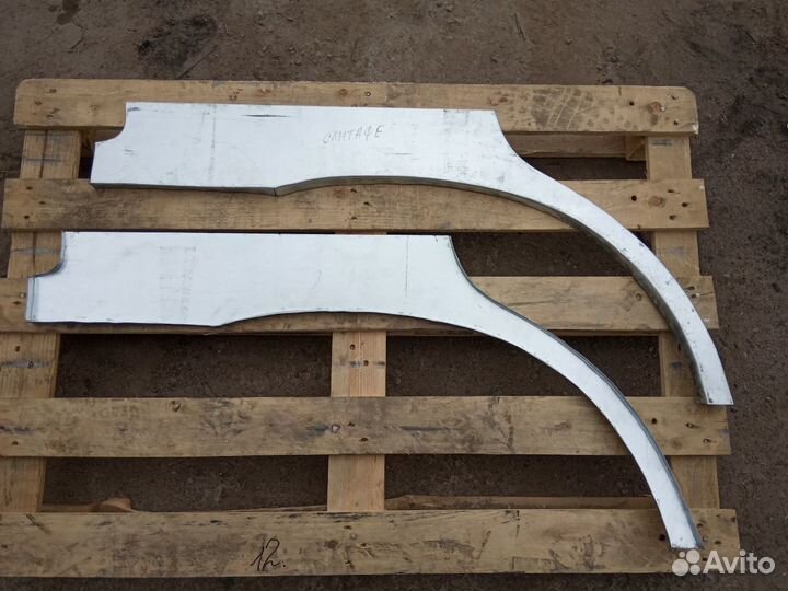 Арки задние ремонтные Hyundai santa fe