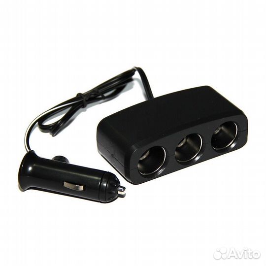 Разветвитель прикуривателя на 3 гнезда, тов-163439