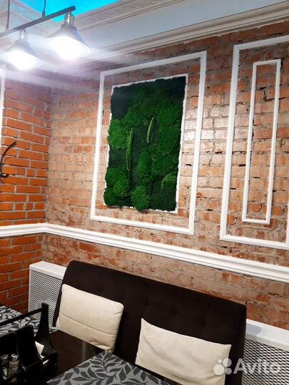 Панно из стабилизированного мха